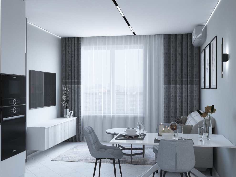 Чёрно-белое кино (до и посте реконструкции)