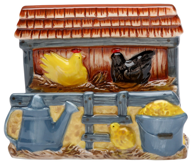 Rooster Napkin Holder Farmhouse Napkin Holders by Cosmos Gifts