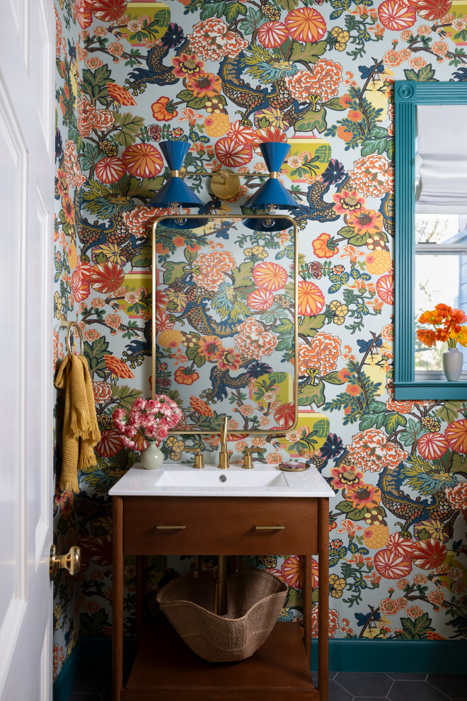ECLECTIC SEBASTOPOL RETREAT - Eclectic - Powder Room - San Francisco ...