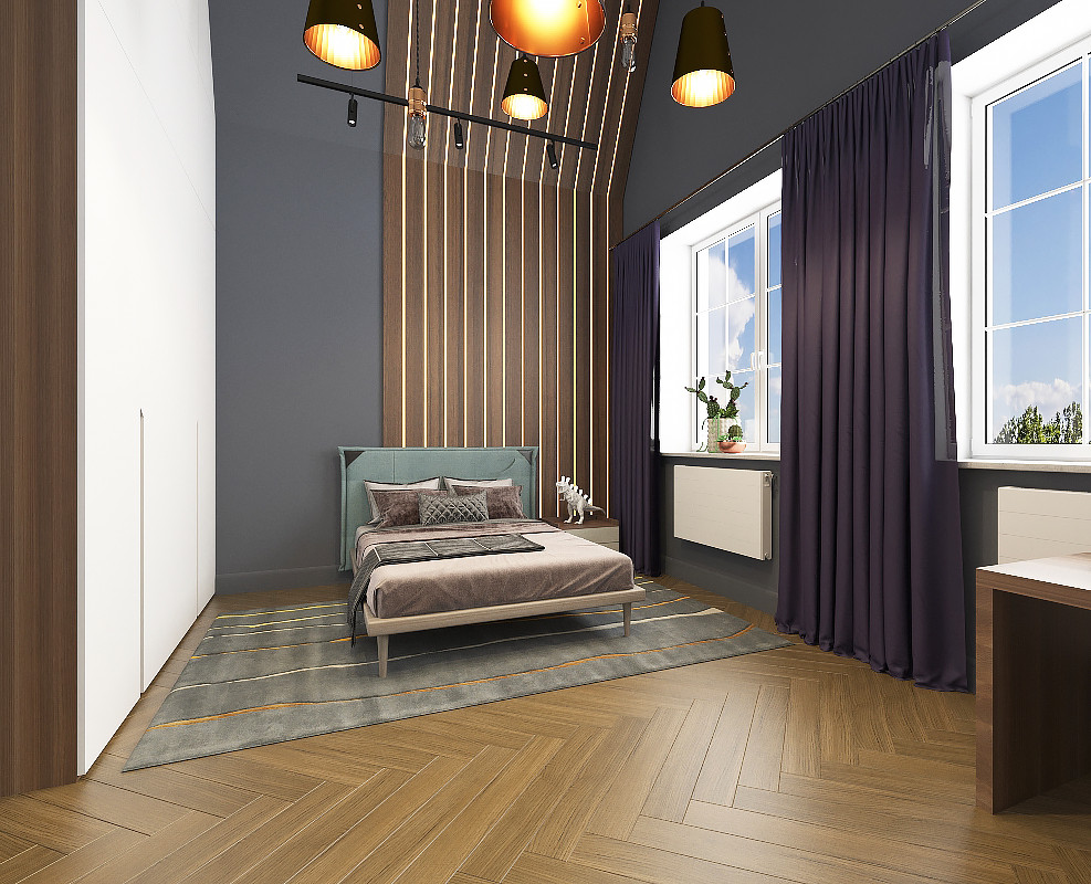 Европейская долина. Загородный дом для семьи из 4 человек.