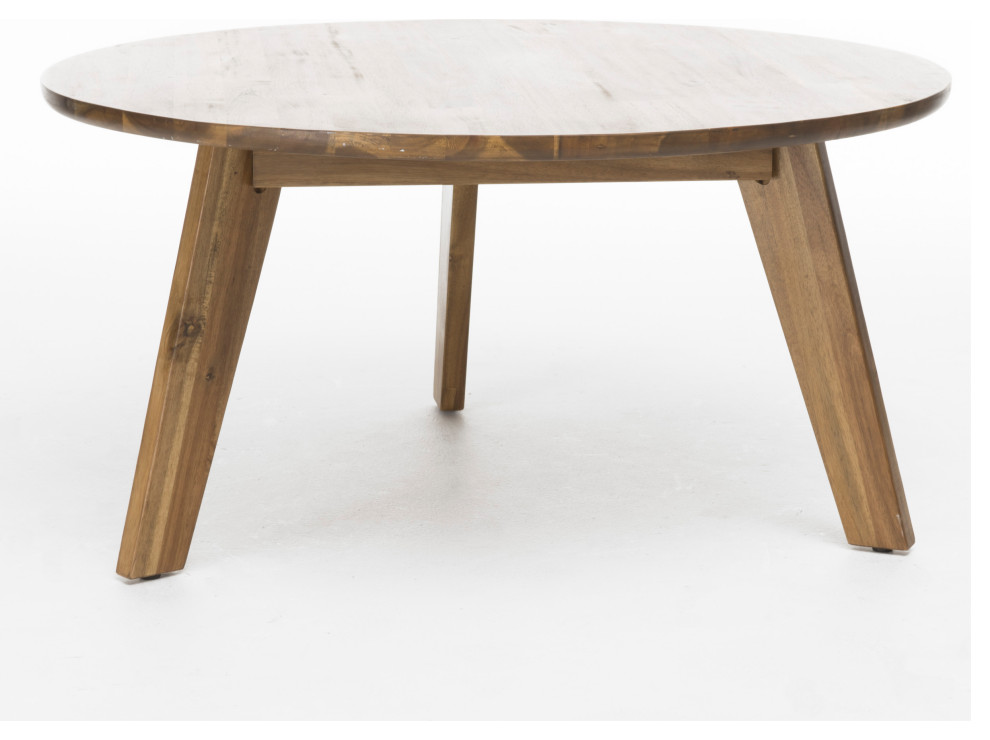 GDF Studio Mimaya Natural Stained Wood Coffee Table