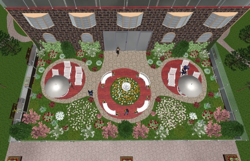 "Космические мечты". Проект озеленения крыш пансионата