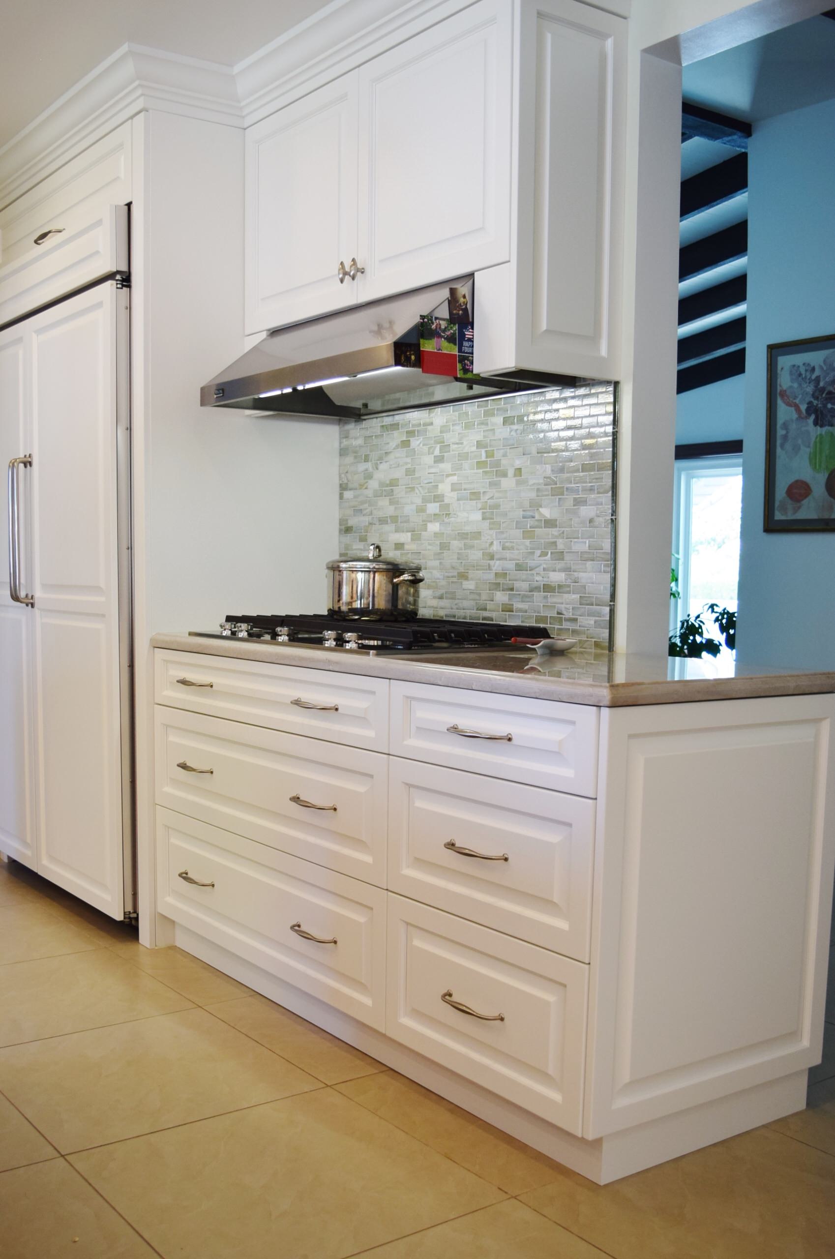 My Transitional Kitchen Design for a Client in Woodland Hills, Ca.