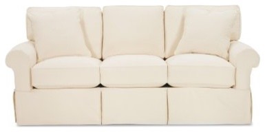 Rowe Nantucket Slipcovered Queen Sleeper Sofa - Natural