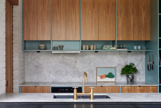 Cucina moderna con top in marmo : Foto e Idee per Ristrutturare e Arredare  - Febbraio 2024
