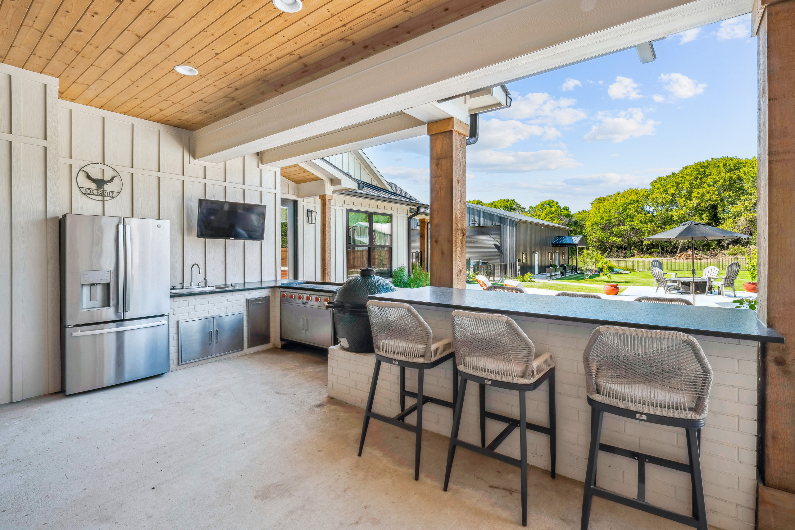 Rear Patio