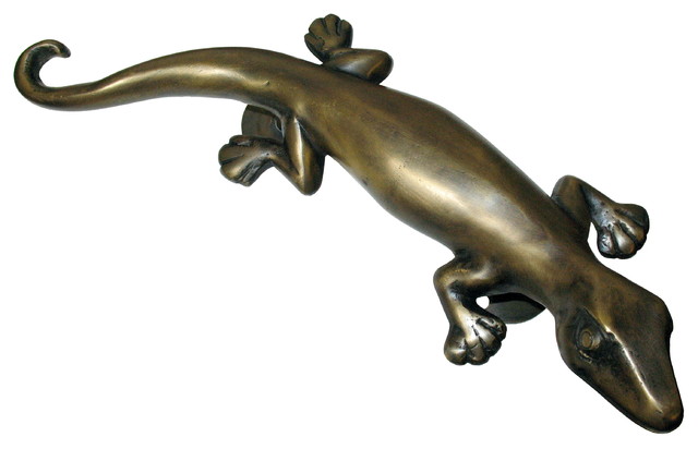 Large Gecko Pull Left Cabinet And Drawer Handle Pulls By Gado