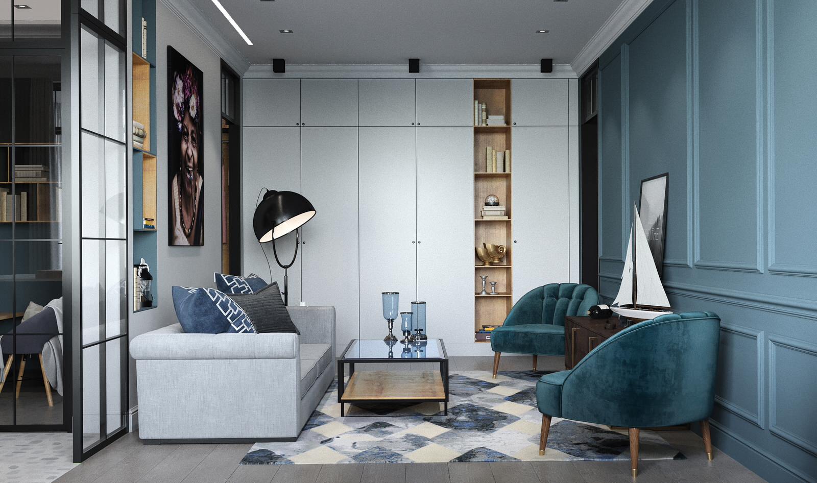 Интерьер 3-х комнатной квартиры