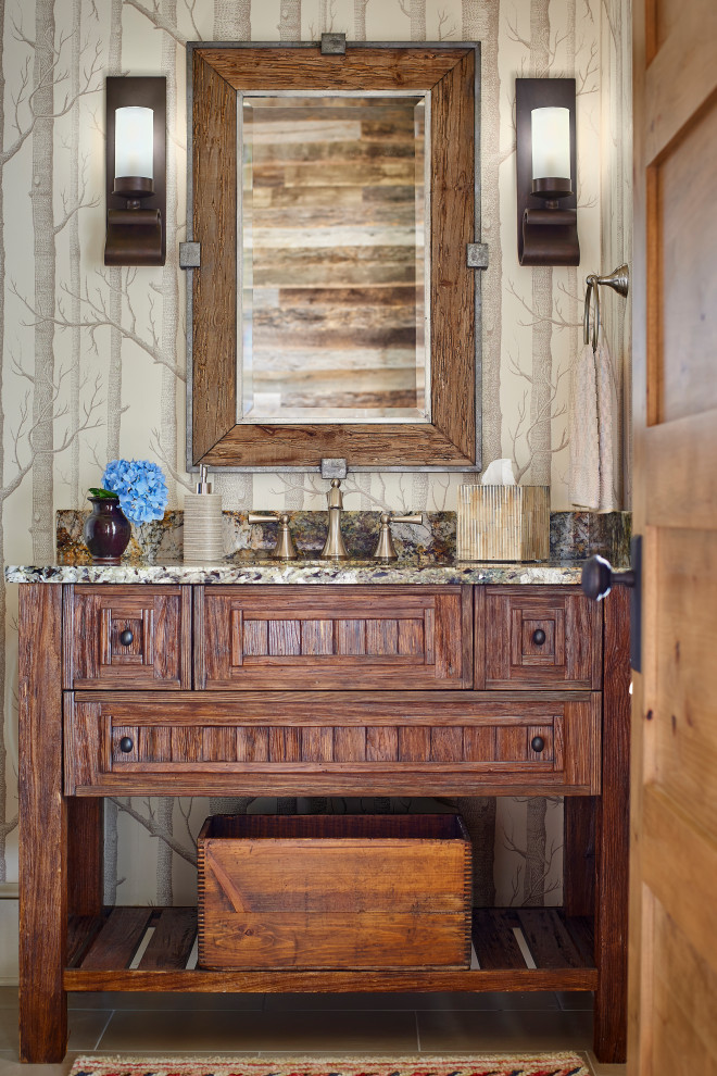 Photo of a rustic cloakroom in Charlotte.