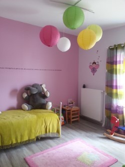 Aménagement d'une chambre d'enfant.