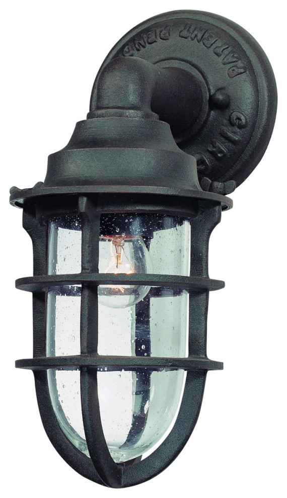 Wilmington 1-Light Wall Lantern, Natural Rust