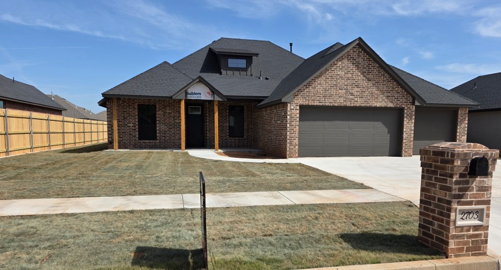 Jack & Jill open concept split floor plan