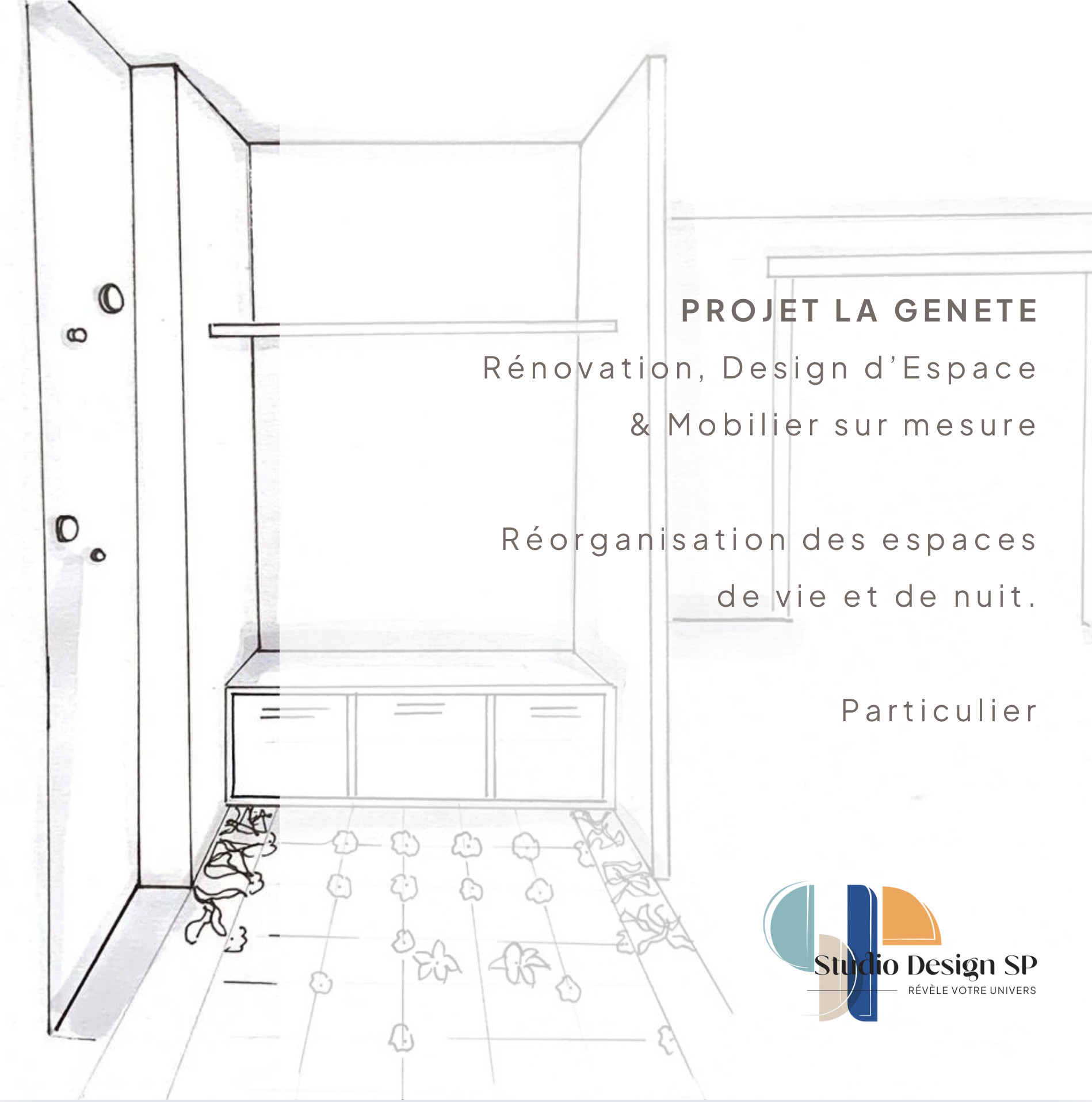 Projet LA GENETE - Etude Amenagement - Réorganisation ensemble de la maison