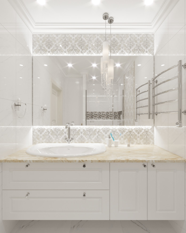 Проект 3х-комнатной квартиры в классическом стиле, ЖК Тихая Роща 2, г.Уфа.