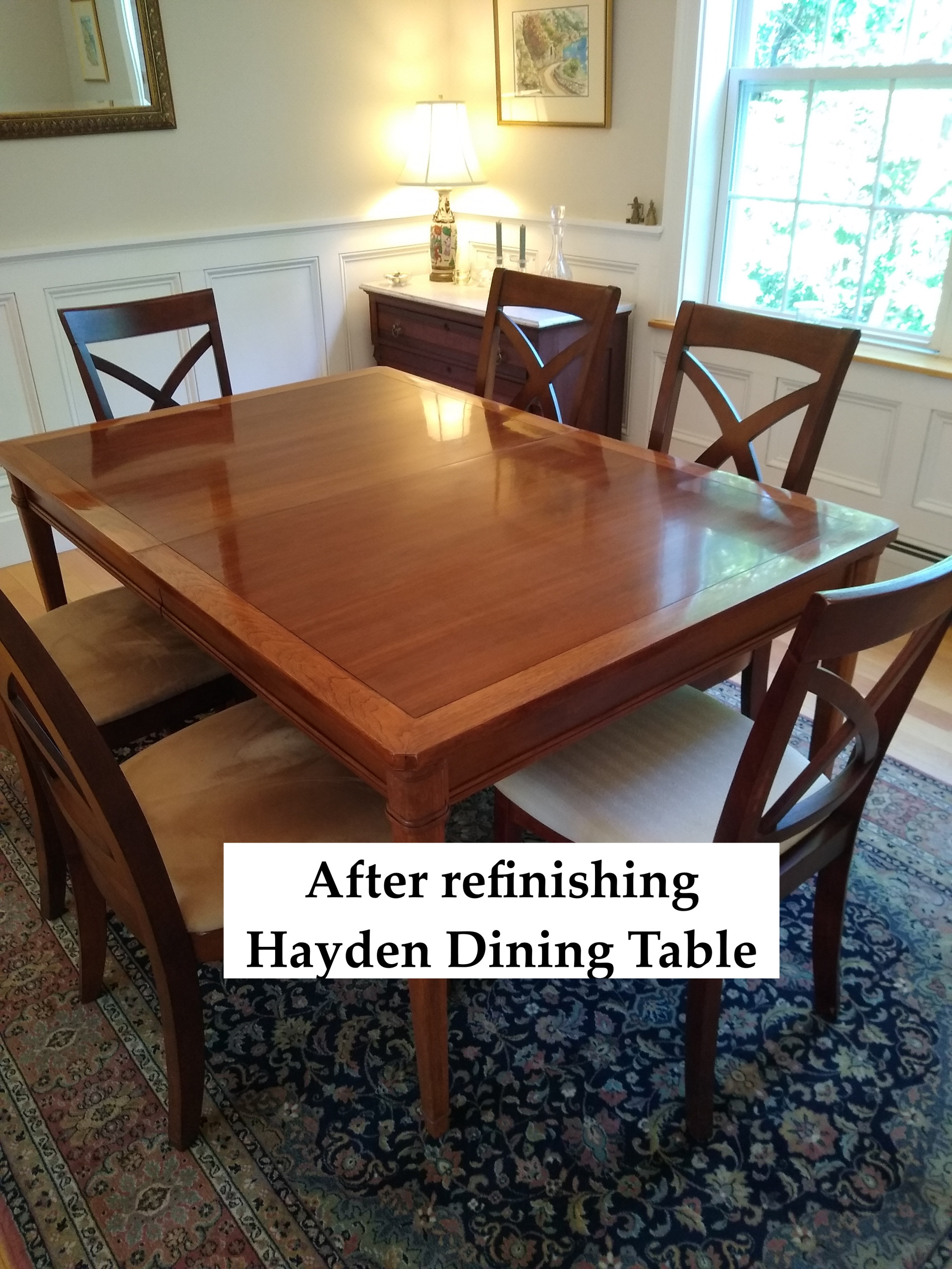 Hayden Dining Table Refinishing
