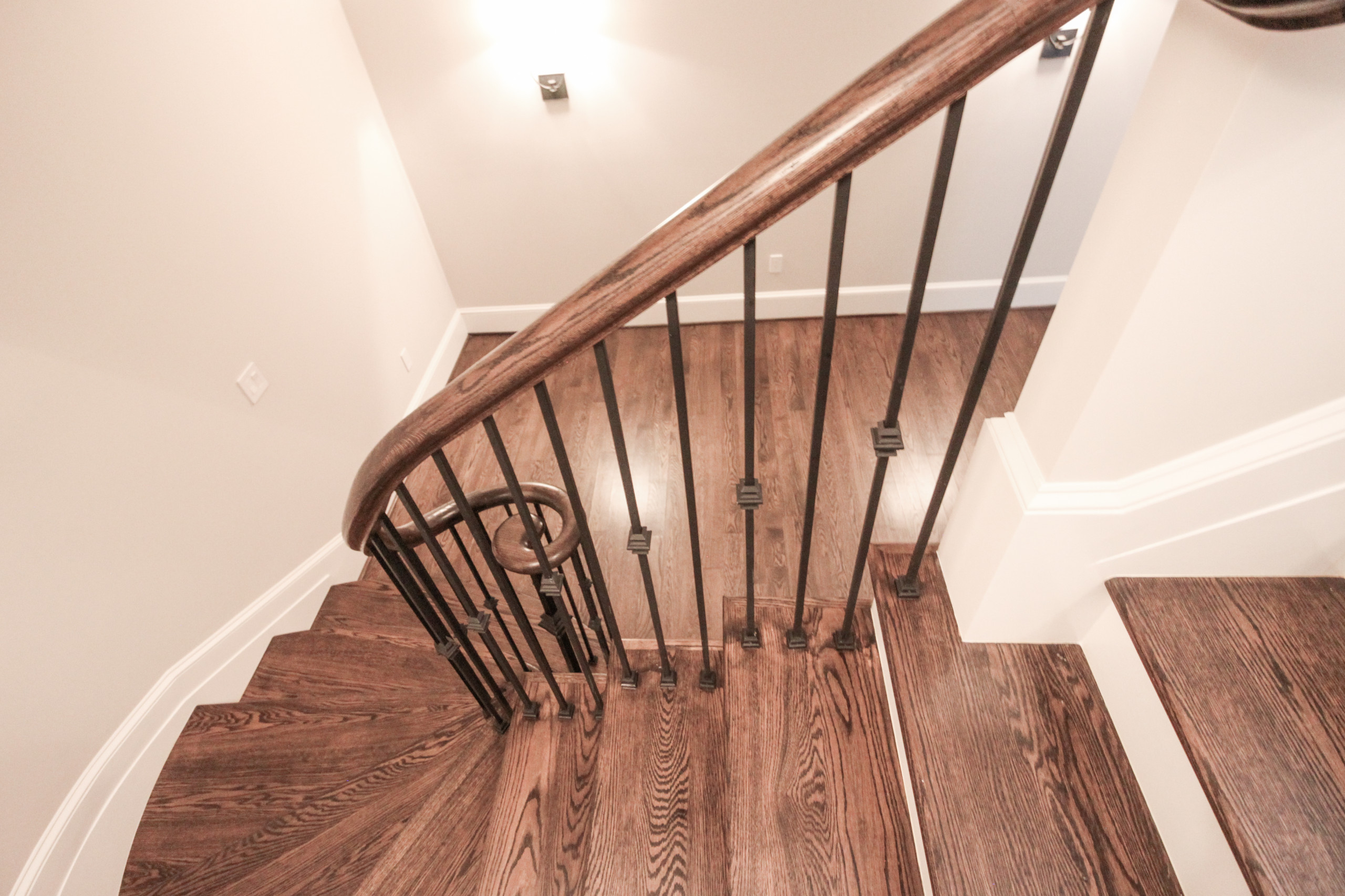 86_ Gorgeous Floating Curved Staircase, McLean VA 22066