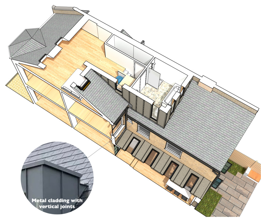 Side return extension in a Conservation Area
