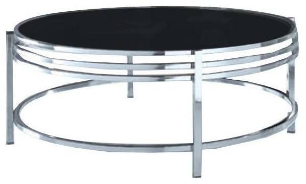 black glass coffee table