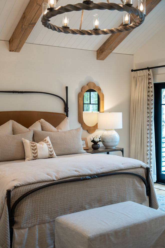 Transitional bedroom photo in Charlotte