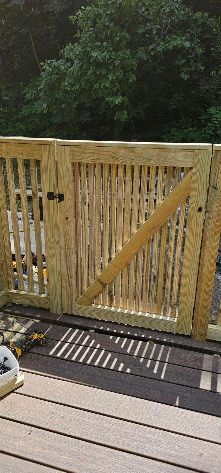Residential deck construction