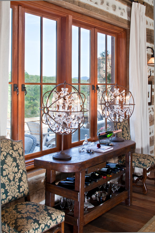 Inspiration for a rustic home design remodel in Austin