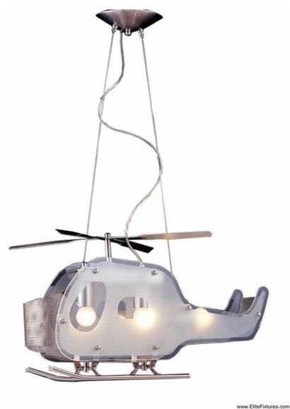 Elk Lighting 5056/3 3 Light Helicopter Shaped Pendant Novelty Collection
