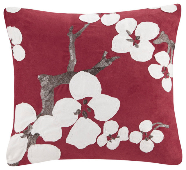 N Natori Cherry Blossom Square Pillow