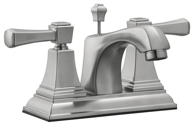 Design House 521997 Double Handle Bathroom Faucet - Satin Nickel