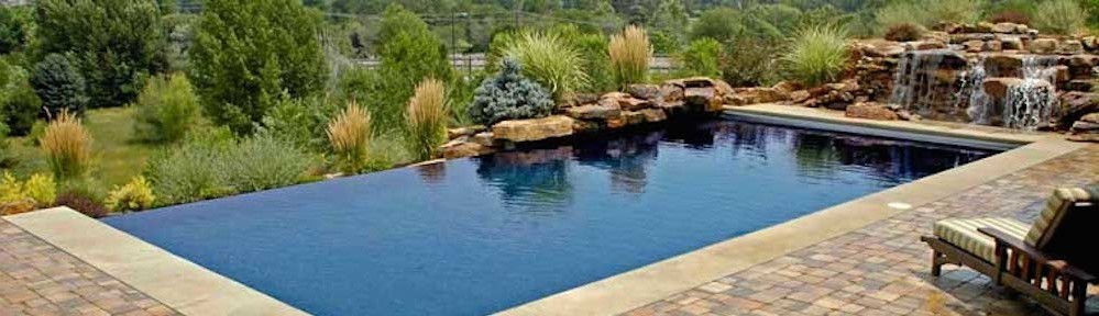 custom pool and patio