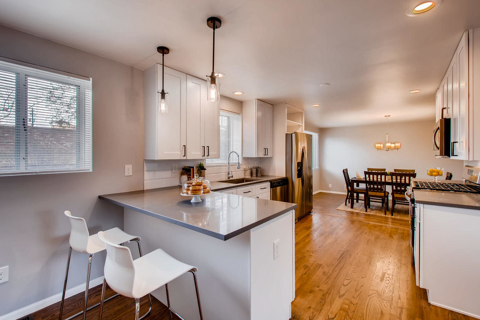 Inspiration for a transitional kitchen remodel in Denver