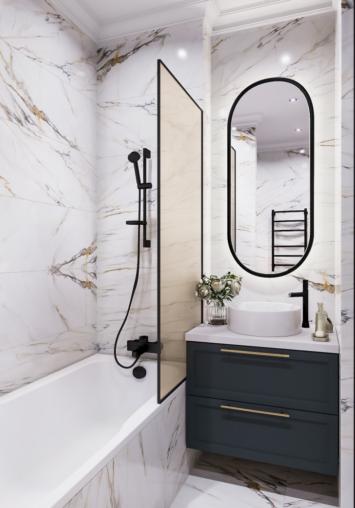 Светлая квартира в стиле неоклассика