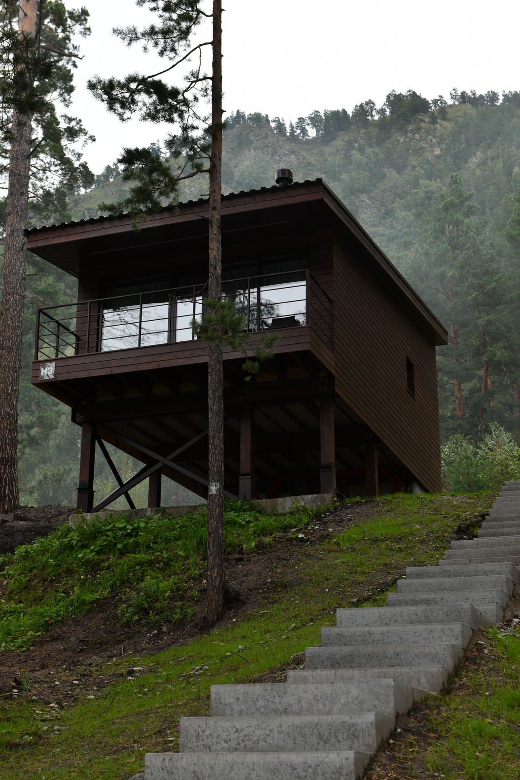 отдельно стоящие дома в эко-отеле Алтика