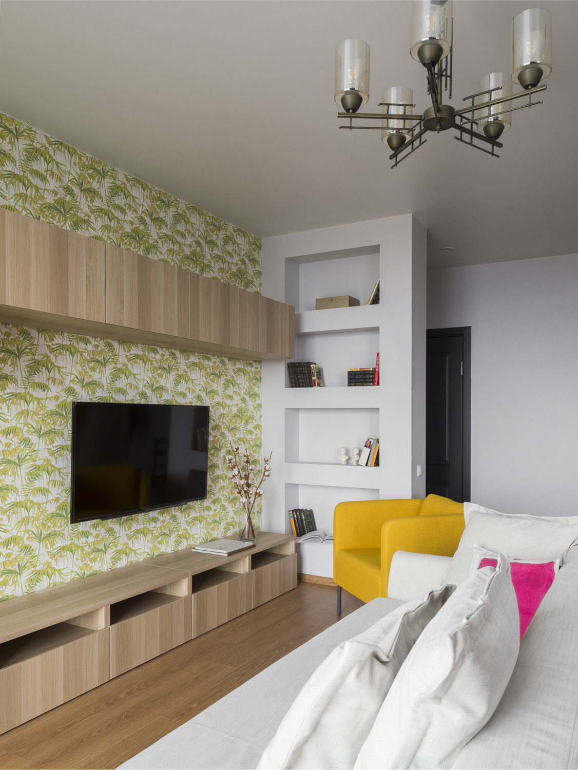 Легкий современный интерьер в ЖК Крылатский