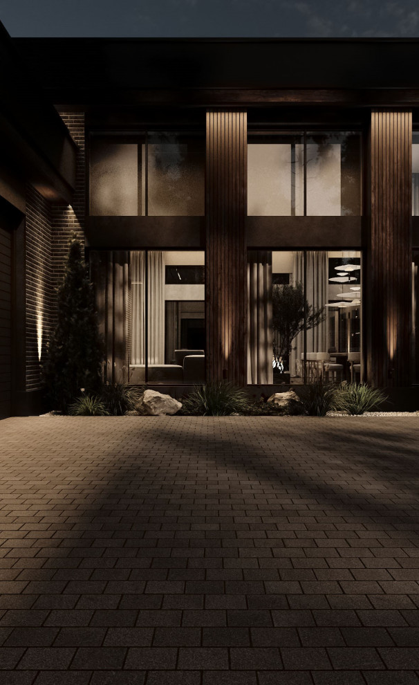 Фасады частного дома в Санкт-Петербурге