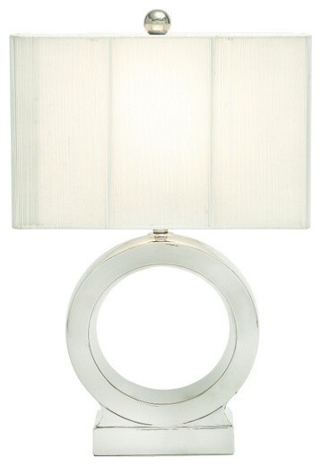 Ceramic Circle Table Top Lamp for a Modern Look - Table Lamps - by AMB