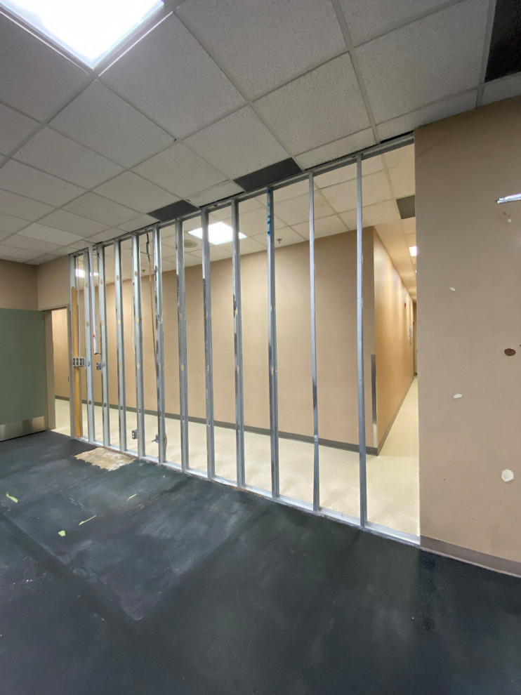 Wall Addition - Calgary Police Station Gym