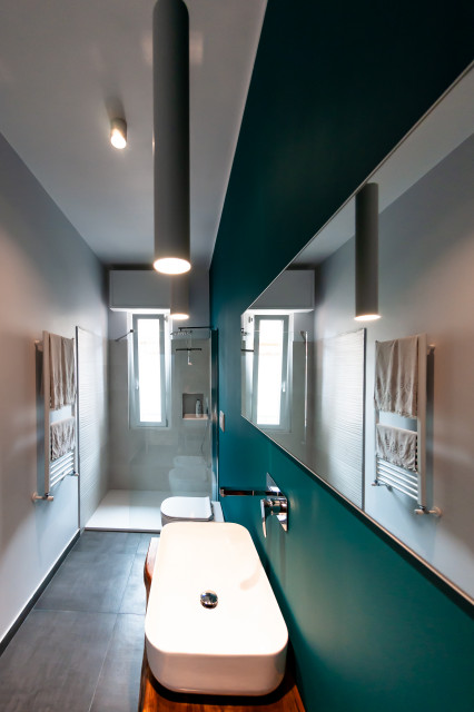 RESTYLING UNITA' IMMOBILIARE ALASSIO minimalistisch-badezimmer