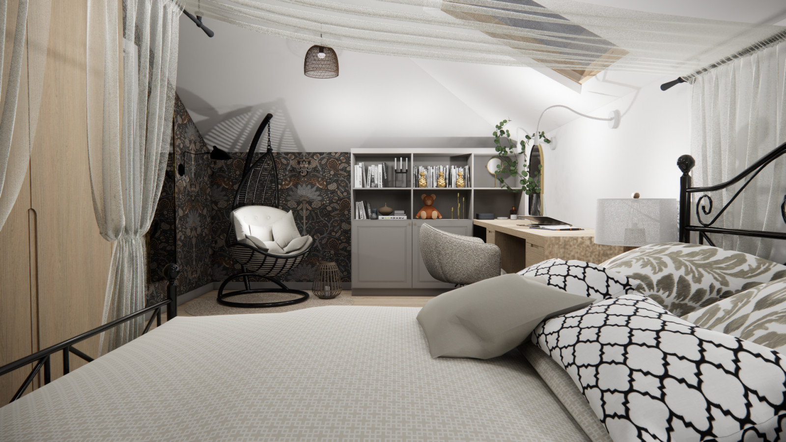 Дом п.Березняки мансарда