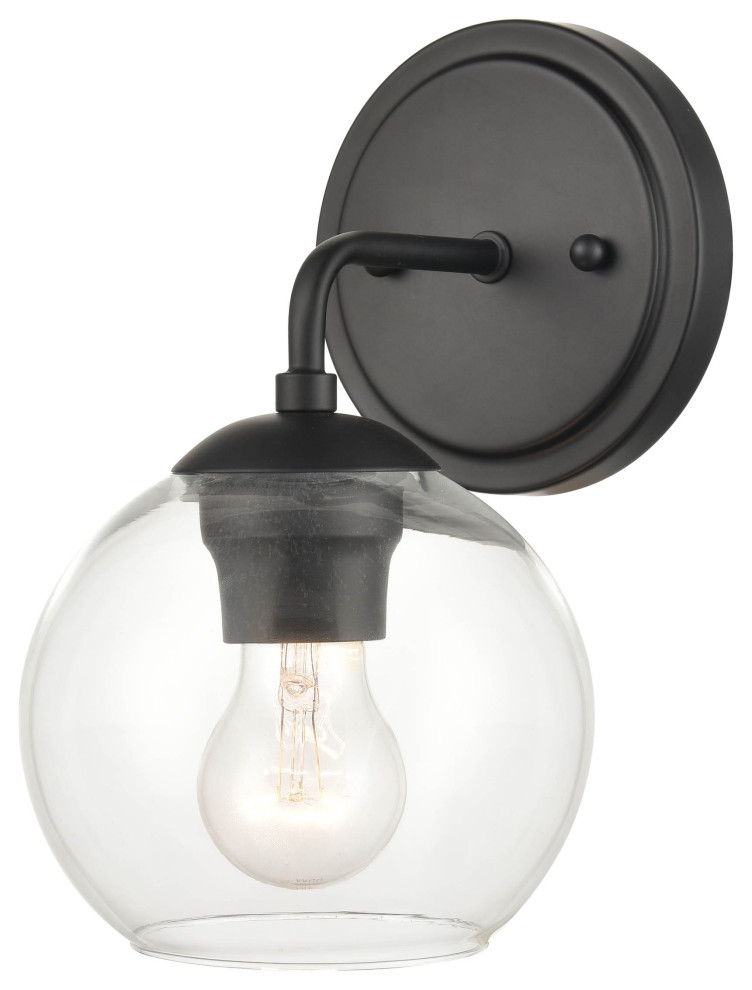 Bathroom Sconce Lights Matte Black