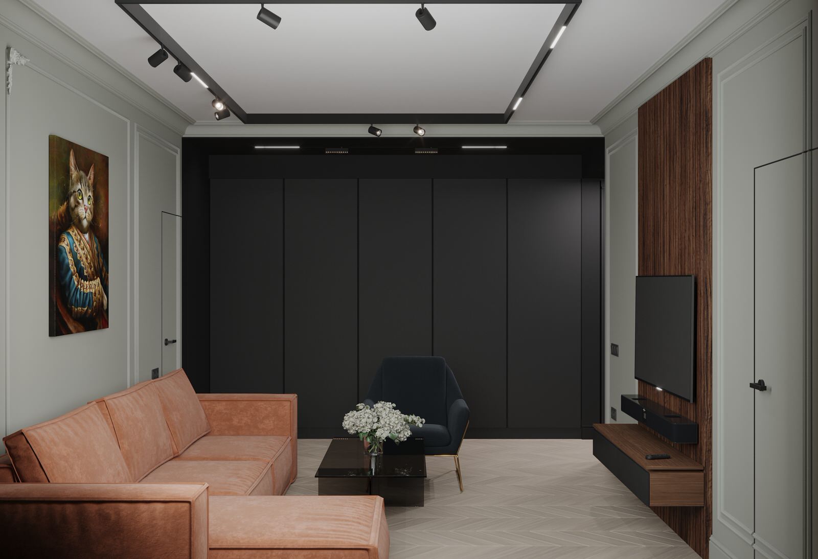 Квартира 78 кв.м. для дизайнера с семьей