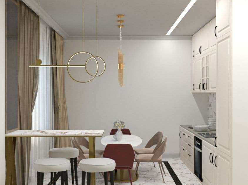 Проект трехкомнатной квартиры в ЖК ART City