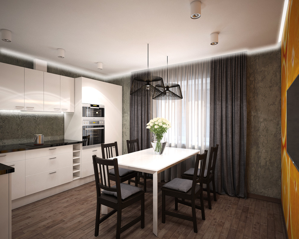 Дизайн-проект 3-х комнатной квартиры,103 м2.  Стиль Современный