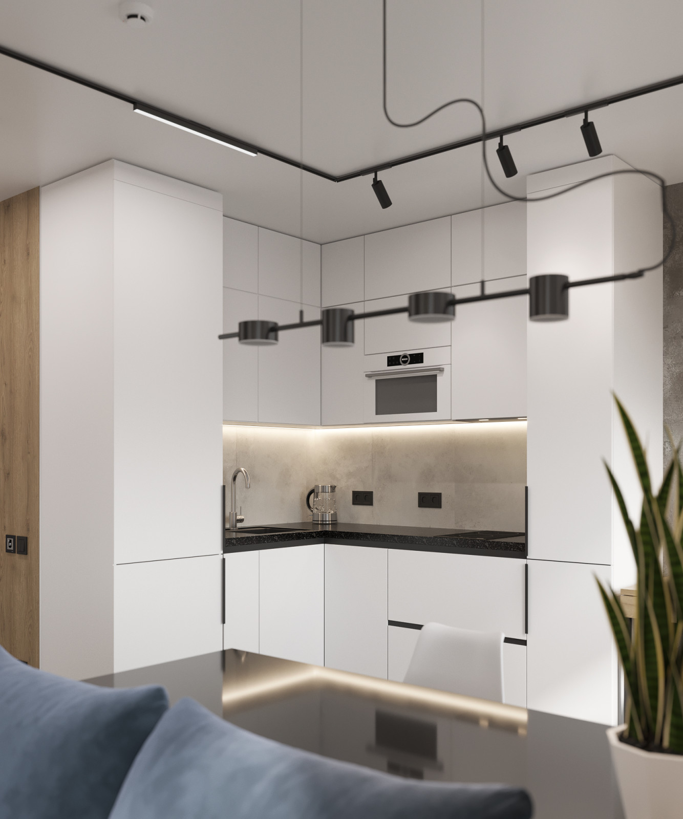 Проект однокомнатной квартиры в ЖК Среда