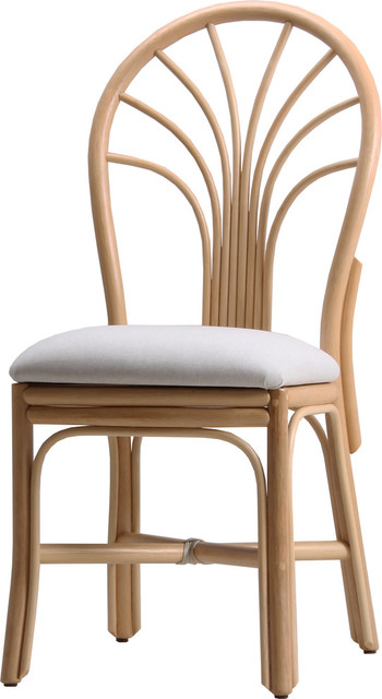 Natural Rattan Dining Chair - Tropical - Dining Chairs - by La