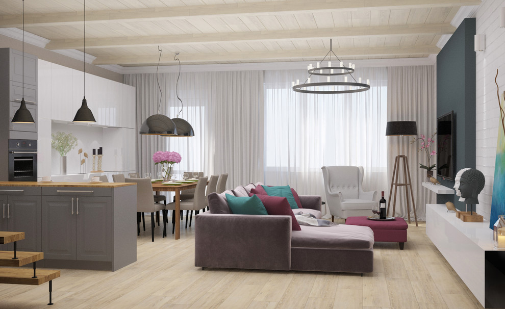 Визуализации частного дома в поселке Березки