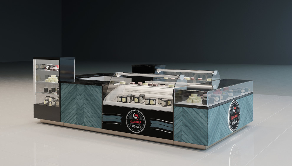 Проект торгового островка "caviar"