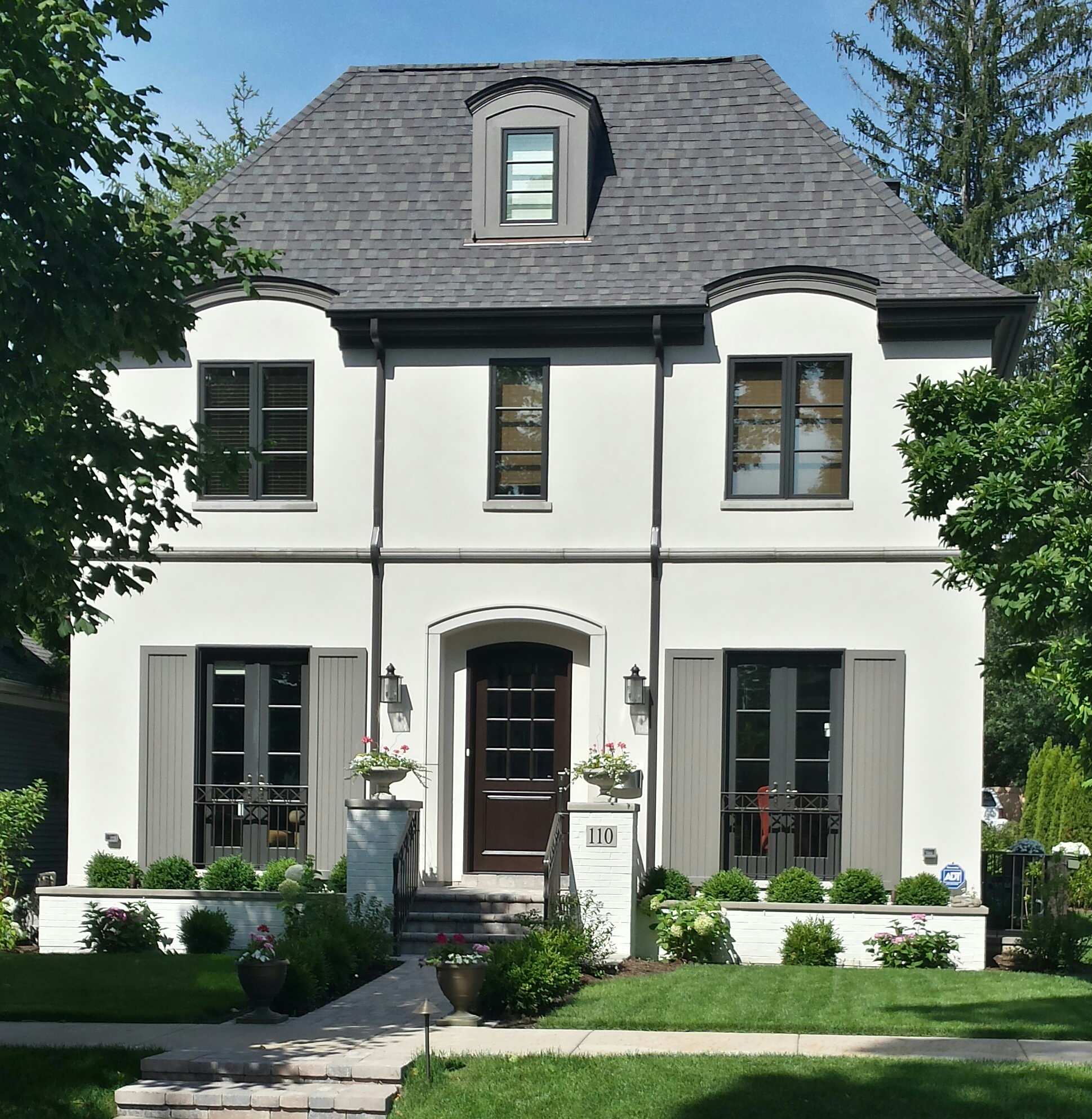 Stucco French Modern Transitional