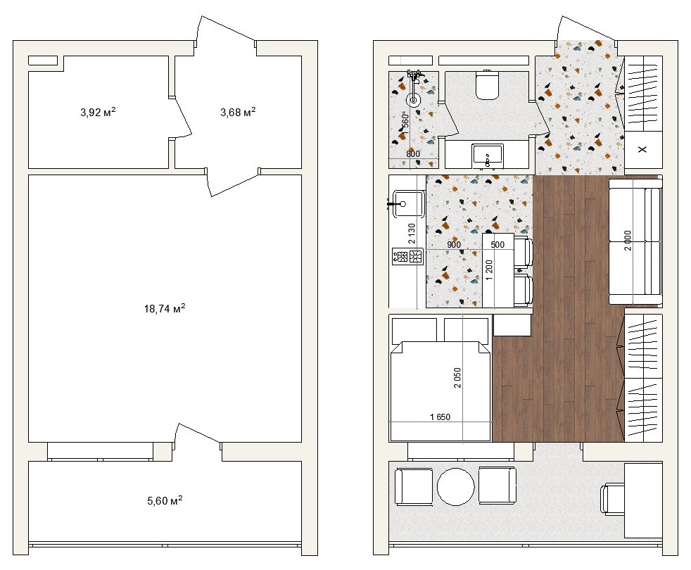 Студия в ЖК Солнечный город