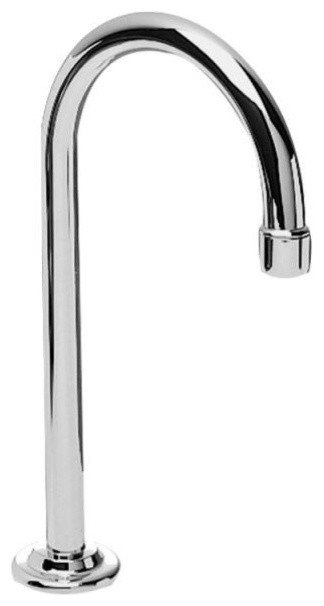 Heritage 3/8 in. Gooseneck Spout in Polished Chrome