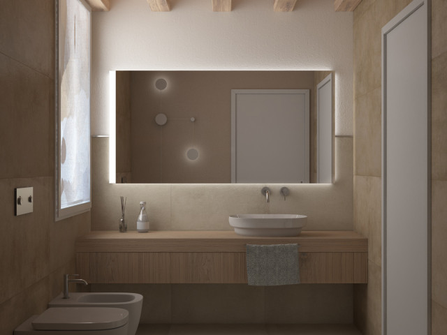 Villa Noale minimalistisch-badezimmer